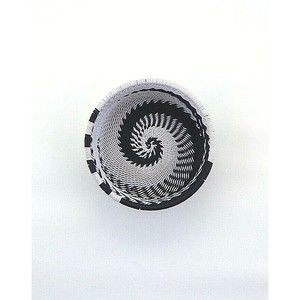 Zulu Telephone Wire Hand Crafted Swirl Basket